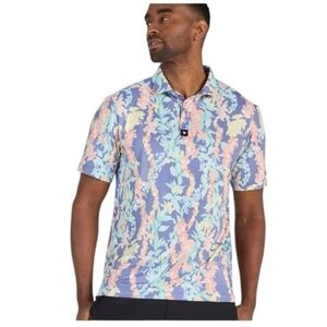 Bad Birdie Multicolor Floral Polo Shirt
